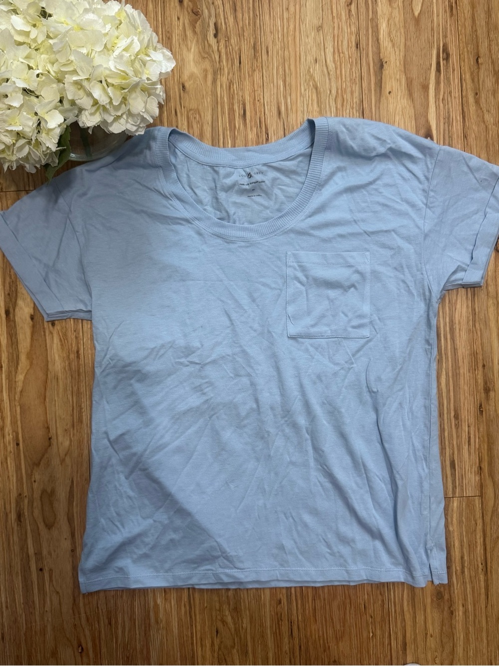 Lou & Grey Blue Pocket Crewneck Tee